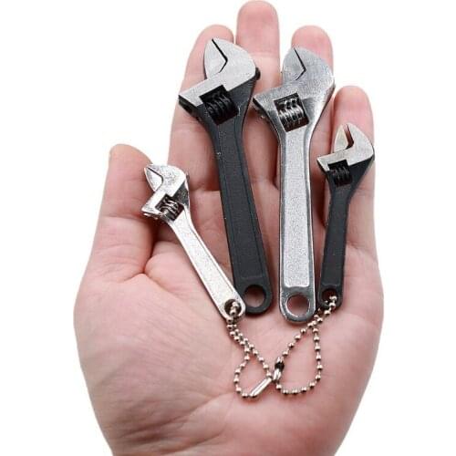 Multifunction Mini Wrench Quick Metal Repair Portable Hand Tool Jaw Spanner High Strength With Chain Universal Adjustable Wrench