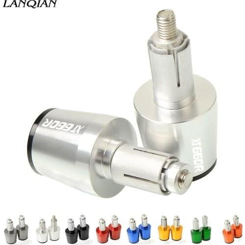 7/8" 22mm Motorcycle Handle Bar End Handlebar Cap Slider Caps Ends Grips Ends For Yamaha XT660 XT 660 R 660R XT660R 2004-2017