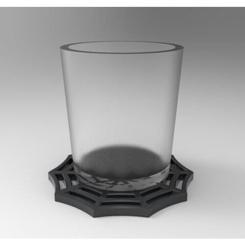 Spider web coasters mold cement gypsum coasters silicone mold creative new coasters home decoration silicone mold