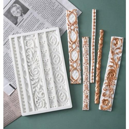 Frame & Surround Decoration Molds Fondant Cakes Decor Tools Silicone Molds Sugarcraft Chocolate Baking Tools Cakes Gumpaste Form