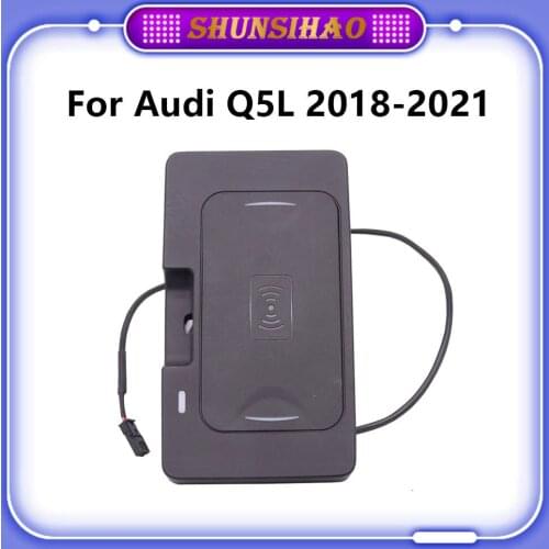 Ouchuangbo For Q5L 2018-2021 on board wireless charger charging board telephone charger mobile phone holder with LED indicator