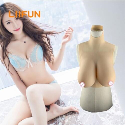 Silicone Clothing Fake Breast Forms Huge Boobs Transgender Crossdressing Cosplay Costume Girl Female Women Girls Health Supplies