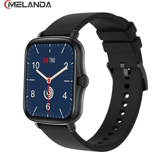 MELANDA 2021 Smart Watch Men Full Touch Smartwatch Women Multi-Sports Fitness Tracker Heart Rate Monitor IP67 Waterproof Clock