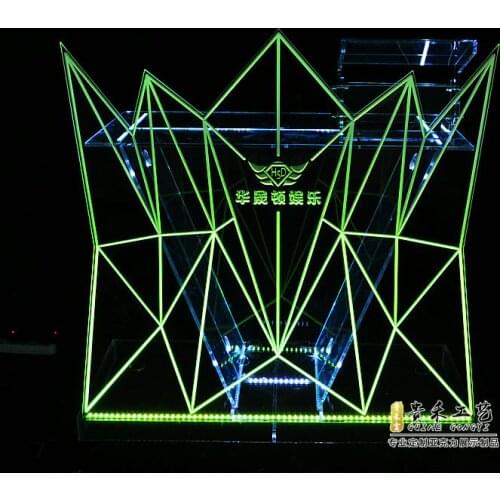 Modern DJ Pro Event Table II Portable DJ Booth Truss Facade+Lights nightclub, bar, home,party,outdoor ,events usage