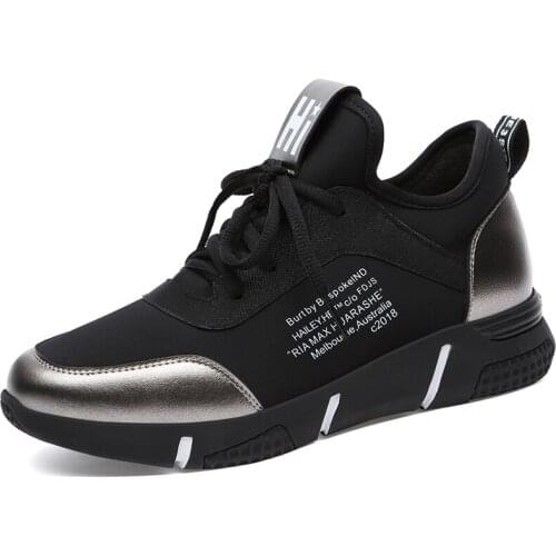 Round Toe Platform Low-Top Shoes Lace-Up Color Matching WomenS Shoes Water Platform WomenS Shoes