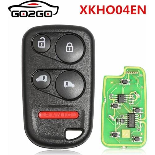 Xhorse XKHO04EN for H-onda Wire Separate 4 Buttons Remote key with Sliding Door Button English Version