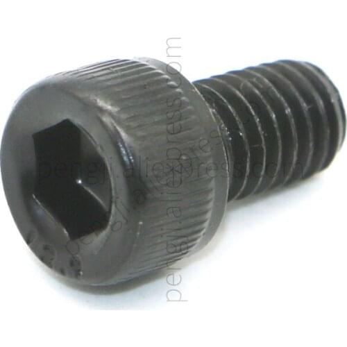 100PCS M6 - 1.0 x 10mm Socket Head Cap Screws Metric, Allen Socket Drive, 12.9 Grade Alloy Steel, DIN 912, Black Oxide Finish