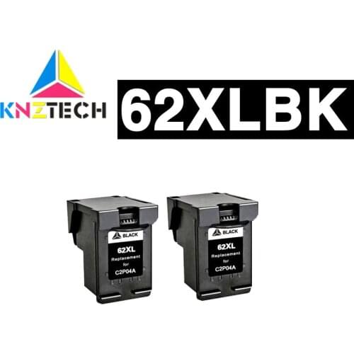 2X BLACK Ink Cartridge replace for 62 for hp62 62xl Officejet 5740 5741 5742 5743 Envy 5640 5660 7640 5540 5544 5545 5546
