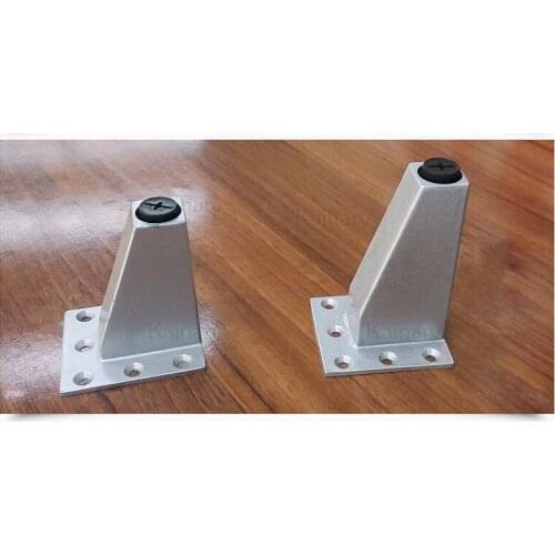 4pcs Sofa metal coffee table foot aluminum alloy cabinet leg 8/10cm furniture hardware, bed leg accessories