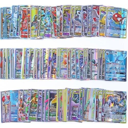 40Pcs No Repeat Pokemon GX V VMAX Card Shining TAKARA TOMY Cards Game TAG TEAM Battle Carte Trading Children Toy