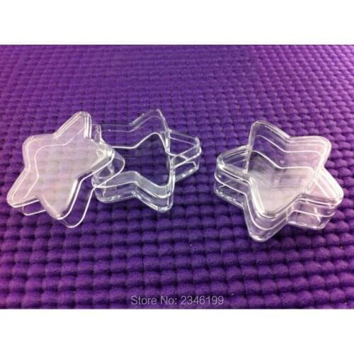 5G 100pcs/lot Clear Lip Blam Container, Empty Eyeshadow Powder Container, Plastic DIY Blush Powder Subpackage, Cosmetic Box