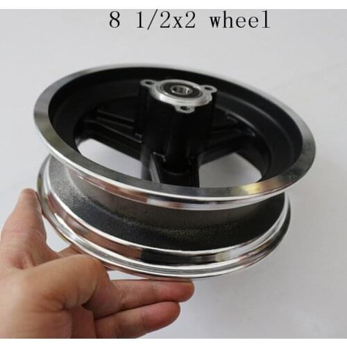 Aluminum ring hub 8 1/2*2 original aluminum alloy skateboard wheel aluminum steel rim spare tire assembly