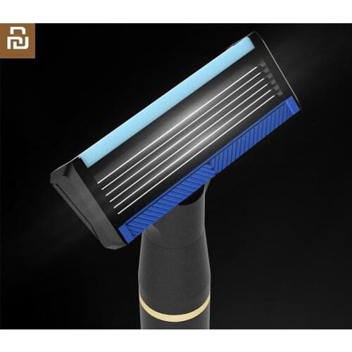 Youpin youpin Razor manual razor 6-layer blade cutter HITACHI special steel Silky skin Shaver blade