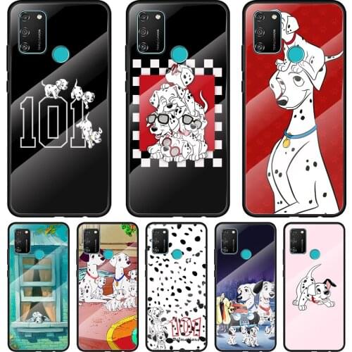 Dalmatians 101 Dog Tempered Glass Cover For Honor 30 20 10 9X 8X Pro Plus Lite Silicone Phone Case Coque