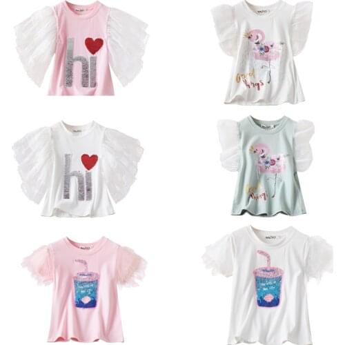Baby Girls Boys T Shirt Summer Kids Children 3 4 5 6 7 8 Year Cotton Short Sleeve Tees Tops Unisex White Letter Printing T-shirt
