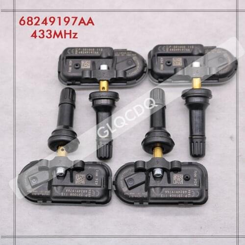 FOR 2013-2020 JEEP CHEROKEE TPMS 433MHz TIRE PRESSURE SENSOR TPMS JEEP TIRE AIR PRESSURE 68249197AA 68239720AB 68239720AC
