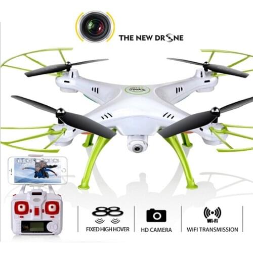 Drone With Camera HD Wifi FPV Selfie Dron One-click return Drones Quadrocopter RC Helicopter With light Drons Toys X5SW Upgrade