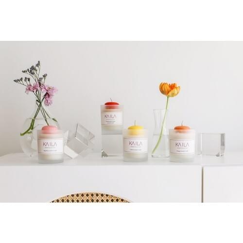 Kaila Home Collection Macarons Pattern One-Piece Candle