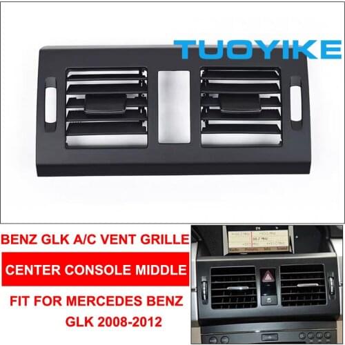 LHD RHD Car AC Front L R Console Central Air Conditioner Vent Grille GLK Panel Cover For Mercedes Benz GLK300 GLK350 08-12 W204