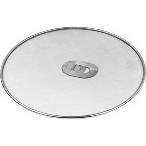 Pot Splatter Screen Oil Proofing Foldable Handle Stainless Steel Pot Lid Filter Splash Guard Oil Proofing Lid Mesh Cover