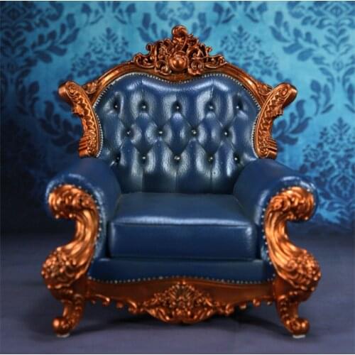 Mnotht 1/6 doll scene FW002 European royal exquisite sofa 4 colors for 12 "action figure doll 1:6 Accessories