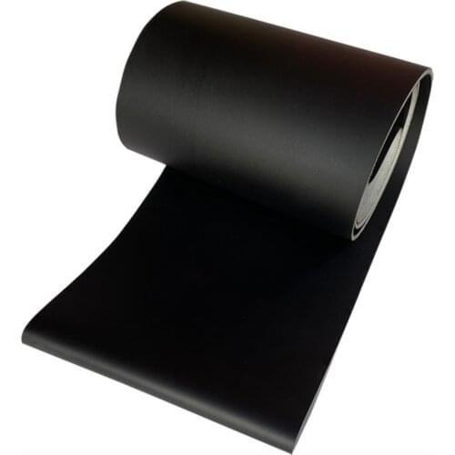 2000x50x3mm Black Pvc Flat Conveyor Belt Lightweight Industrial Belt Fiat Climbing Belt