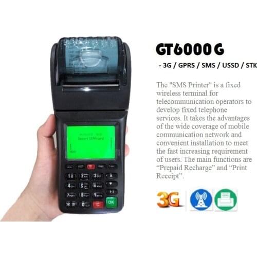Portable 3G Printer for Email Order Printings
