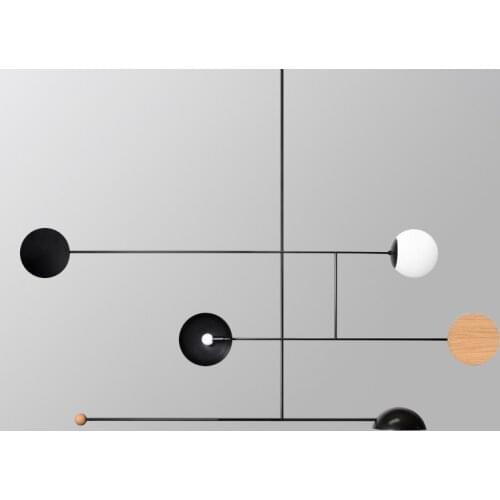 Simple modern personality restaurant art chandelier Nordic living room bar creative office model room designer chandelier