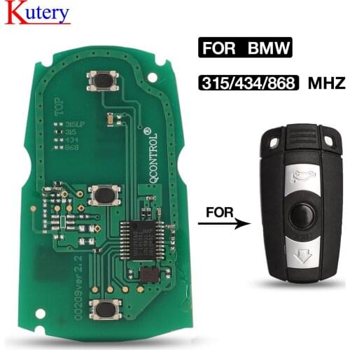Kutery 315/433/868 MHZ ID46 PCF7953 Chip Smart Remote Control Car Key Circuit Board For BMW 1/3/5/7 Series CAS3 System X5 X6 Fob