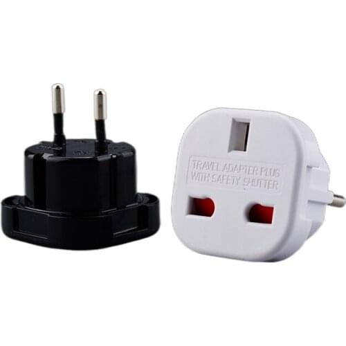 Depoguye EU To Uk Plug ,UK To Europe Travel Socket Converter Adapter,plug Converter 2 Pin To 3 Pin Ac Adapter uk plug adapter