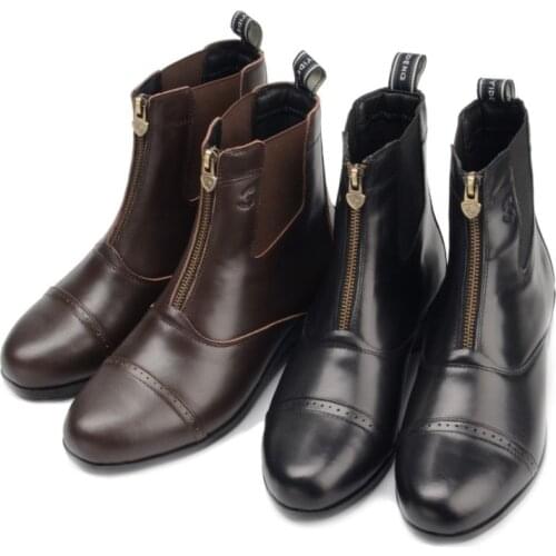 Cowhide equestrian boots, Knights'boots, mens and womens barrier boots, breathable riding boots for boys and girls