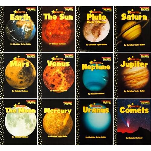 12Books/set Scholastic inner outer solar system Extraterrestrial Picture book for science popularization early education for kid