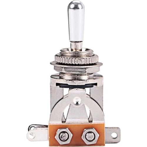 Toggle Switch 3 Ways Pickup Selector Tone Conversion For LP SG Electric Guitar Silver