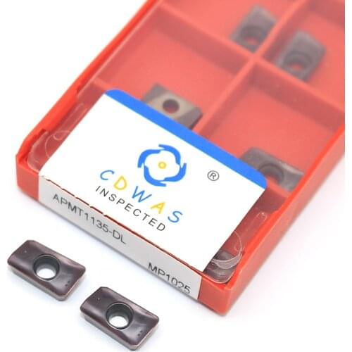 APMT1135 DL MP1025 Carbide Inserts Milling Turning Tool Blade APMT 1135 CNC Lathe Cutting Tools For BAP300R Tool Holder