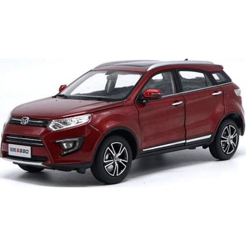1:18 Diecast Model for JMC Yusheng S330 RED SUV Alloy Toy Car Miniature Collection Gift China Brand