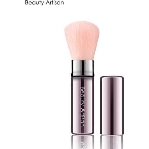 1PC New Retractable Makeup Brushes Professional Face Powder Blush Brush Cosmetic Brush Tools Portable Soft Makeup Blusher Brush
