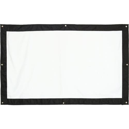 16:9 Indoor Outdoor Film Theater Movie Projection Screen Curtain Projector Matte Projector Screen (150 Inches)