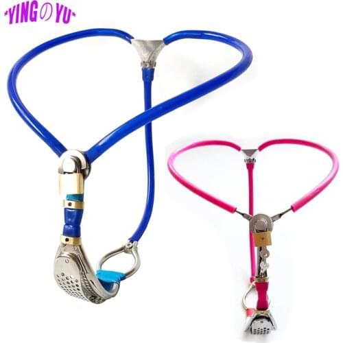 2021 Stainless Steel Female Underwear Chastity Belt Device Vagina Lock BDSM Bondage Lesbian Erotic Adult Game Sex Toys for Women
