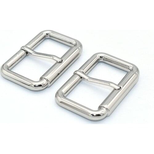 38mm Silver Adjustable Buckles Clothes Belt Buckle Rectangle Bag Buckle for Straps Handbag webbing hardware DIY 4pcs
