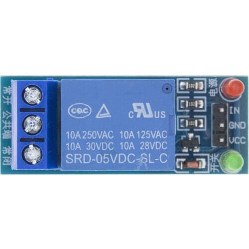 20pcs/lot 1 Channel 5V Relay Module Low level for SCM Household Appliance Control FREE SHIPPING