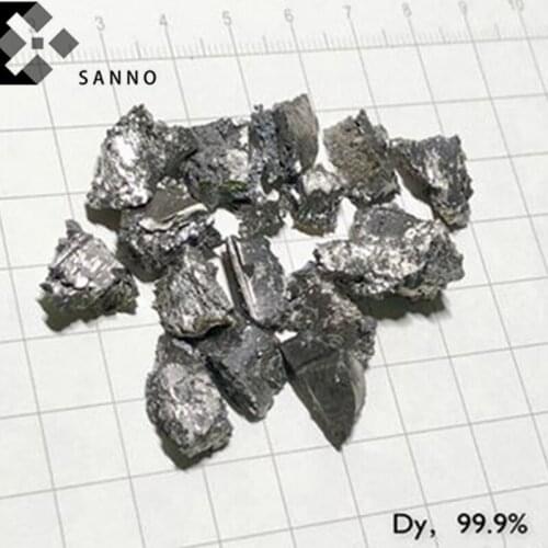 99.9% Purity Dysprosium granule rare earth metals dysprosium Dy metal pellet evaporation ingot for scientific research