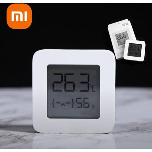 XIAOMI Mijia Bluetooth Thermometer 2 Wireless Smart Electric Digital Hygrometer Thermometer Work with Mijia APP High-Precision