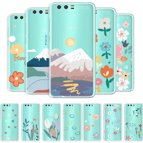 For Huawei Honor 9 Case Clear Phone Case For Honor 9A 9C 9s 9X Transparent Protective Shell For Honor 9 Lite Soft Fashion Cover