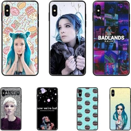 Fastest Singer Girl Badlands Halsey Colors Lyrics Black Soft TPU Cases Capa Cover For Huawei Honor 6A 7A 7X 8C 8X 9 9A 9I 9X 10