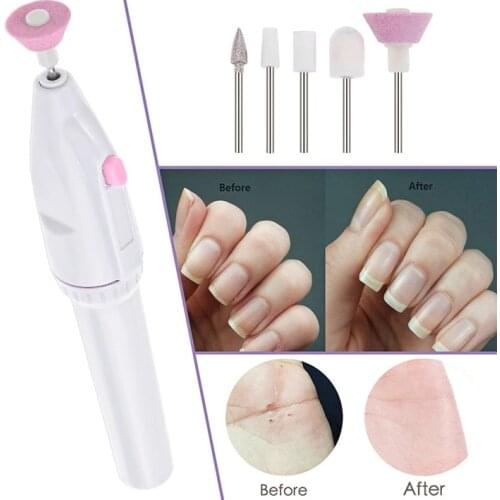 5 in 1 Nail Trimming Kit Electric Shaper Nail File Pedicure Polish Tool Multi-Functional Nail Grinder Manicure Tools