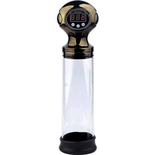 Electrical enlarge penis pump with meter penis enlargement device penis extender vacuum pump for men male penis dick enlargement