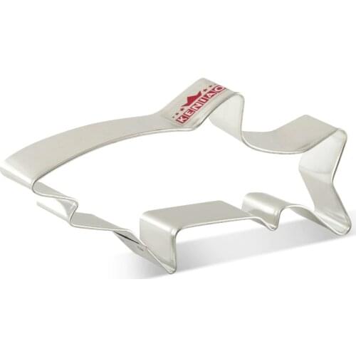 KENIAO Ocean Creature Shark Cookie Cutter Biscuit Cutter for Kids Party - Fondant / Bread Cutter - 15.5 x 6 cm - Stainless Steel