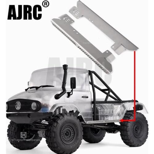 GRC UMG10 Chassis Side Guard Side Skirt Stainless Steel Armor AXIAL SCX10 II Unimog for 1/10 RC Car Parts