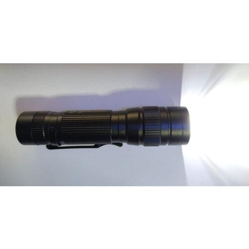 Mini Pocket-Size Flashlight With Zoom Metal Batteries Net light quality material, long-distance hunting, camping,home, school, C
