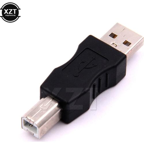 2017 Newest 10pcs High Quality USB 2.0 type A male to B male adapter converter printer connector